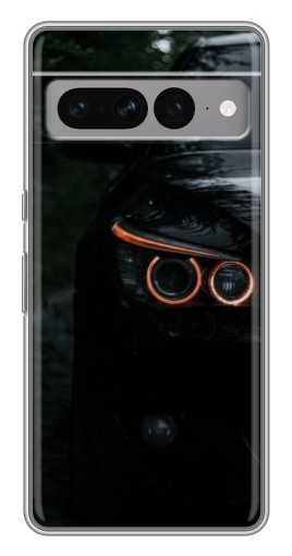 Силиконовый чехол с изображением "Черный БМВ" для Google Pixel 7 Pro