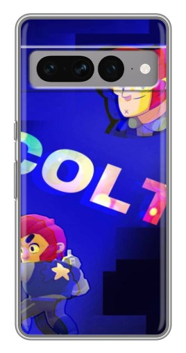Силиконовый чехол с изображением "Colt шпион" для Google Pixel 7 Pro