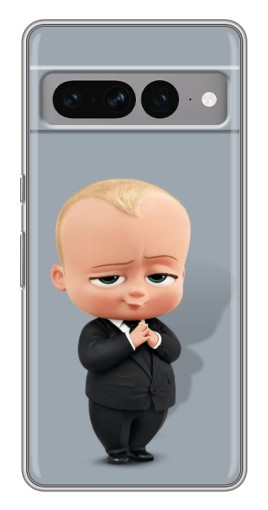Чехол с принтом "Деловой ребенок" для Google Pixel 7 Pro
