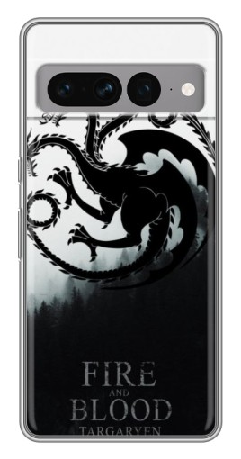 Чехол с печатью "Герб Таргариенов" для Google Pixel 7 Pro