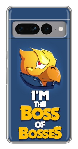 Силиконовый чехол с изображением "Gold Boss" для Google Pixel 7 Pro