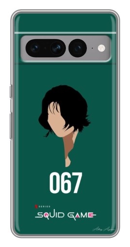 Силиконовый чехол с изображением "Игрок 067" для Google Pixel 7 Pro