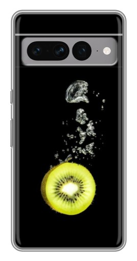 Чехол с печатью "Киви на черном" для Google Pixel 7 Pro
