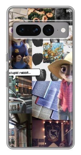 Чехол с печатью "Коллаж Джуди" для Google Pixel 7 Pro