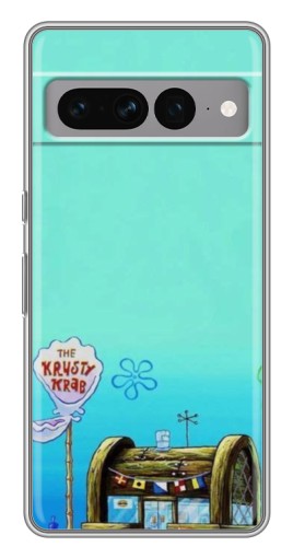 Чехол с печатью "Krusty Krab" для Google Pixel 7 Pro