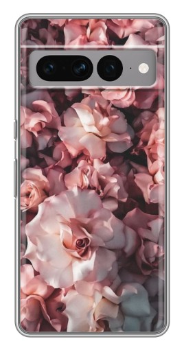 Чехол с печатью "Куст роз" для Google Pixel 7 Pro