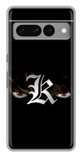 Силиконовый чехол с изображением "L.K." для Google Pixel 7 Pro