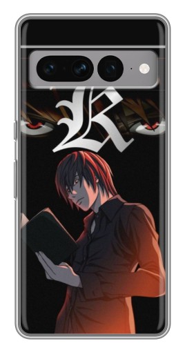 Чехол с печатью "Лайт Ягами Death Note" для Google Pixel 7 Pro