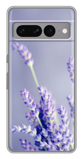 Силиконовый чехол с изображением "Лаванда вблизи" для Google Pixel 7 Pro