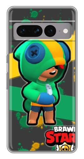Чехол с печатью "Leon Brawl Stars" для Google Pixel 7 Pro
