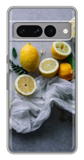 Силиконовый чехол с изображением "Лимонное настроение" для Google Pixel 7 Pro