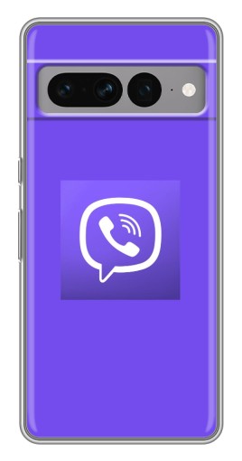 Чехол с печатью "Лого Viber" для Google Pixel 7 Pro