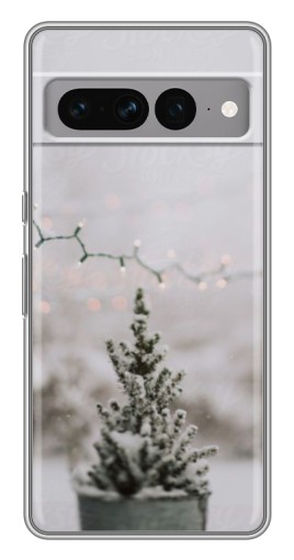 Чехол с картинкой "Маленькая елка" для Google Pixel 7 Pro