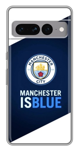 Чехол с принтом "Manchester is Blue" для Google Pixel 7 Pro