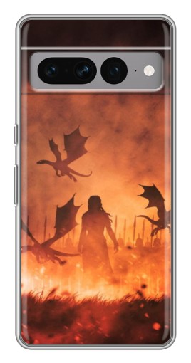 Чехол с печатью "Мать драконов" для Google Pixel 7 Pro