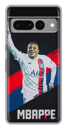 Силиконовый чехол с изображением "Mbappe в ПСЖ" для Google Pixel 7 Pro