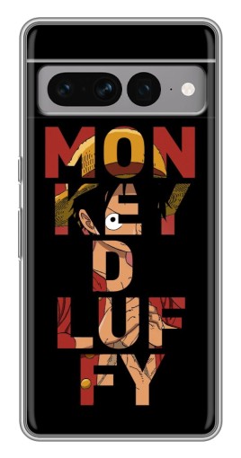 Силиконовый чехол с изображением "Monky d Luffy" для Google Pixel 7 Pro