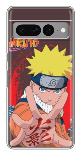 Чехол с картинкой "Naruto атакует" для Google Pixel 7 Pro