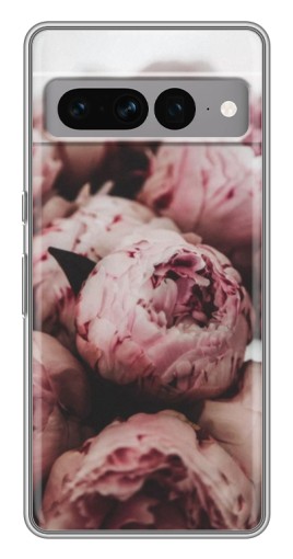Чехол с печатью "Нежные пионы" для Google Pixel 7 Pro