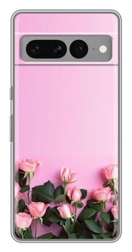 Чехол с принтом "Нежные розы" для Google Pixel 7 Pro