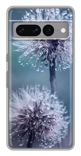 Чехол с картинкой "Одуванчик с капельками" для Google Pixel 7 Pro