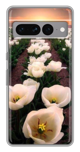 Силиконовый чехол с изображением "Поле тульпанов " для Google Pixel 7 Pro