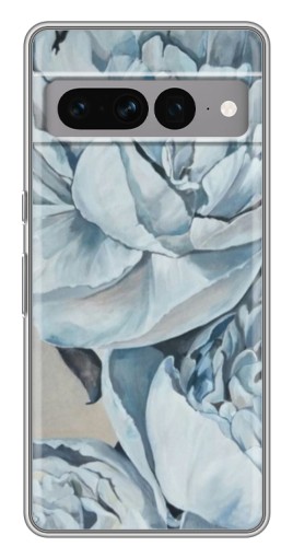 Чехол с картинкой "Рисунок пионы" для Google Pixel 7 Pro