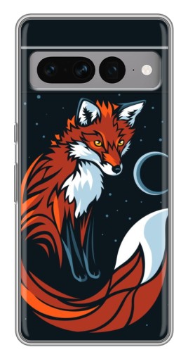 Силиконовый чехол с изображением "Рыжая лиса" для Google Pixel 7 Pro
