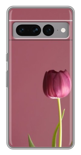 Чехол с принтом "Розовый тюльпан" для Google Pixel 7 Pro