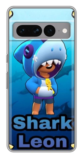 Чехол с картинкой "Shark Leon" для Google Pixel 7 Pro