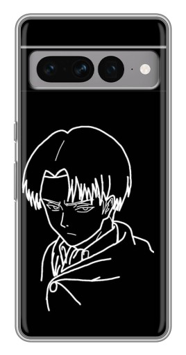 Чехол с печатью "Силуэт Леви" для Google Pixel 7 Pro