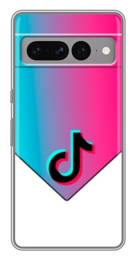 Чехол с принтом "Tiktok Logo" для Google Pixel 7 Pro