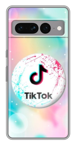 Чехол с принтом "TikTok принт" для Google Pixel 7 Pro