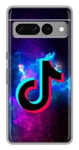 Чехол с печатью "ТикТок в космосе" для Google Pixel 7 Pro