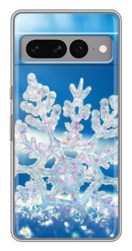 Чехол с принтом "Яркая снежинка" для Google Pixel 7 Pro