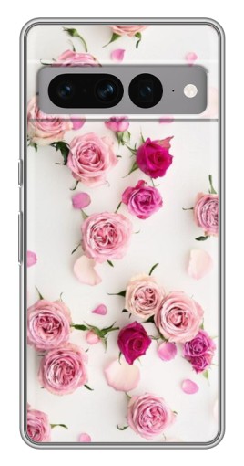 Чехол с печатью "Яркие розы" для Google Pixel 7 Pro