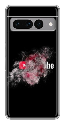 Чехол с печатью "Яркий Ютуб" для Google Pixel 7 Pro