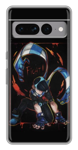 Силиконовый чехол с изображением "Едгар атакует" для Google Pixel 7 Pro