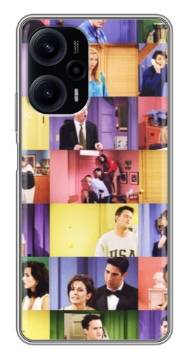 Чехол с картинкой "Актеры Друзья" для Xiaomi POCO F5