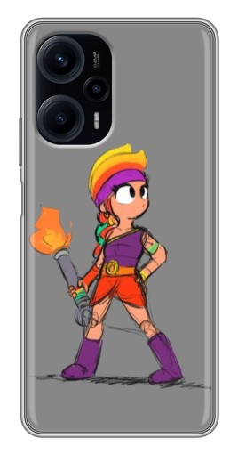 Силиконовый чехол с изображением "Amber с факелом" для Xiaomi POCO F5