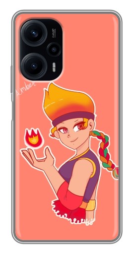 Силиконовый чехол с изображением "Amber с огоньком" для Xiaomi POCO F5