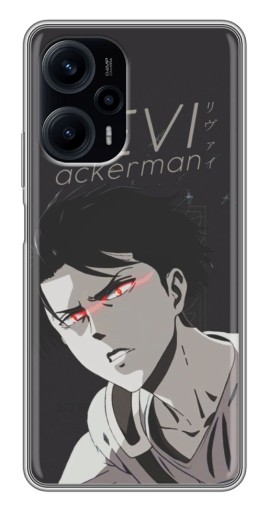 Чехол с принтом "АОТ Леви" для Xiaomi POCO F5