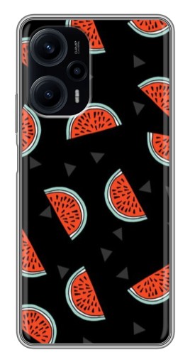 Чехол с принтом "Арбузы на черном" для Xiaomi POCO F5