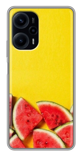 Чехол с печатью "Арбузики на желтом" для Xiaomi POCO F5