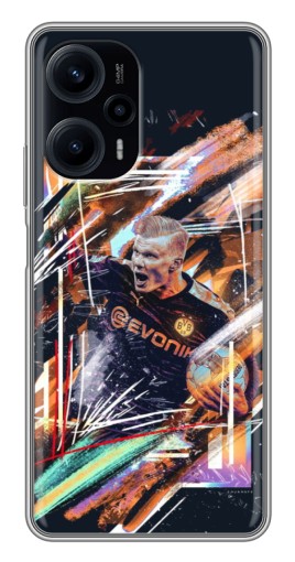 Чехол с картинкой "АРТ Haaland" для Xiaomi POCO F5