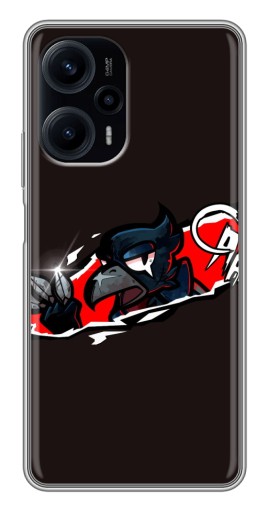 Чехол с печатью "Ассасин Ворон" для Xiaomi POCO F5
