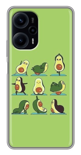 Силиконовый чехол с изображением "Авокадо Йога" для Xiaomi POCO F5