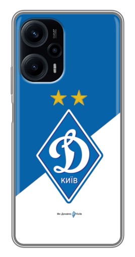 Чехол с картинкой "Бело-синий Динамо" для Xiaomi POCO F5