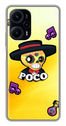 Чехол с картинкой "Боец Поко" для Xiaomi POCO F5