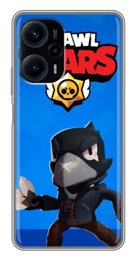 Чехол с картинкой "Боевой Crow" для Xiaomi POCO F5